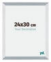 Mura MDF Photo Frame 24x30cm Aluminum Brushed Front Size | Yourdecoration.co.uk