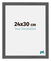 Mura MDF Photo Frame 24x30cm Anthracite Size | Yourdecoration.co.uk