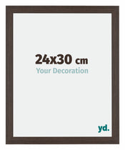 Mura MDF Photo Frame 24x30cm Oak Dark Front Size | Yourdecoration.co.uk