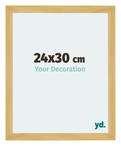 Mura MDF Photo Frame 24x30cm Pine Design Front Size | Yourdecoration.co.uk