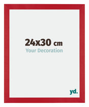 Mura MDF Photo Frame 24x30cm Red Front Size | Yourdecoration.co.uk