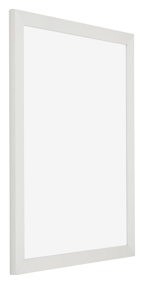 Mura MDF Photo Frame 24x30cm White Matte Front Oblique | Yourdecoration.co.uk