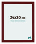 Mura MDF Photo Frame 24x30cm Winered Wiped Front Size | Yourdecoration.co.uk