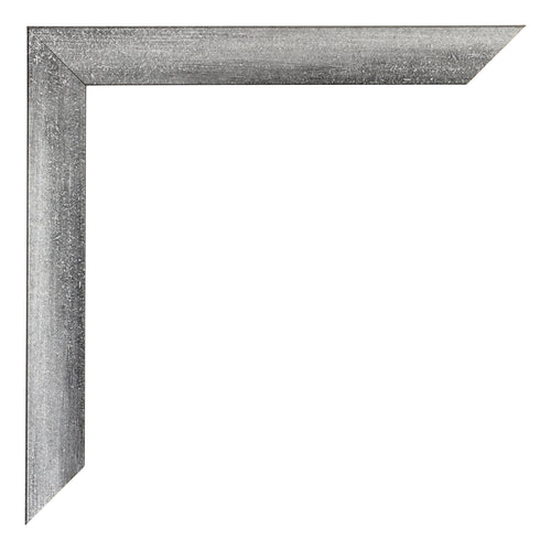 Mura MDF Photo Frame 24x32cm Gray Swept Detail Corner | Yourdecoration.co.uk