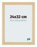 Mura MDF Photo Frame 24x32cm Maple Decor Front Size | Yourdecoration.co.uk