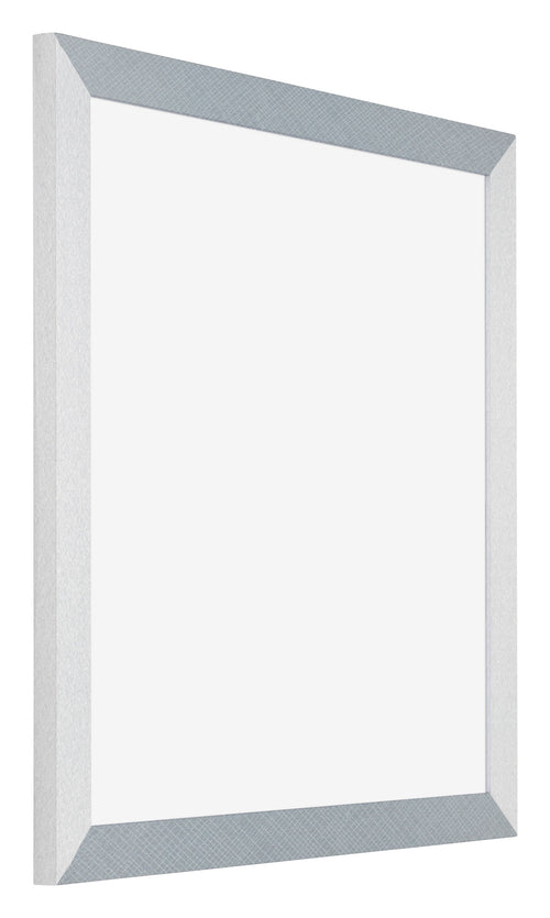 Mura MDF Photo Frame 25x25cm Aluminum Brushed Front Oblique | Yourdecoration.co.uk