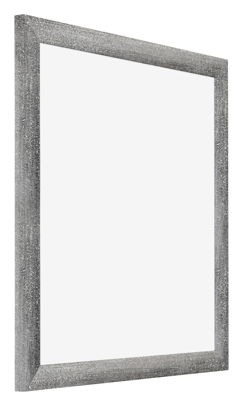 Mura MDF Photo Frame 25x25cm Gray Wiped Front Oblique | Yourdecoration.co.uk