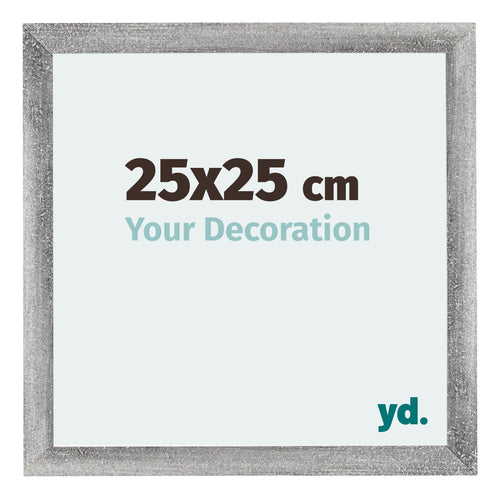 Mura MDF Photo Frame 25x25cm Gray Wiped Front Size | Yourdecoration.co.uk