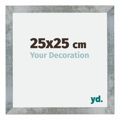 Mura MDF Photo Frame 25x25cm Iron Swept Front Size | Yourdecoration.co.uk