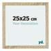 Mura MDF Photo Frame 25x25cm Sonoma Oak Front Size | Yourdecoration.co.uk