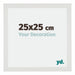 Mura MDF Photo Frame 25x25cm White Matte Front Size | Yourdecoration.co.uk