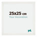 Mura MDF Photo Frame 25x25cm White Wiped Front Size | Yourdecoration.co.uk