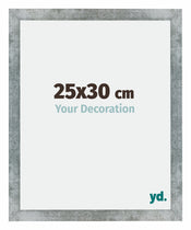 Mura MDF Photo Frame 25x30cm Iron Swept Front Size | Yourdecoration.co.uk