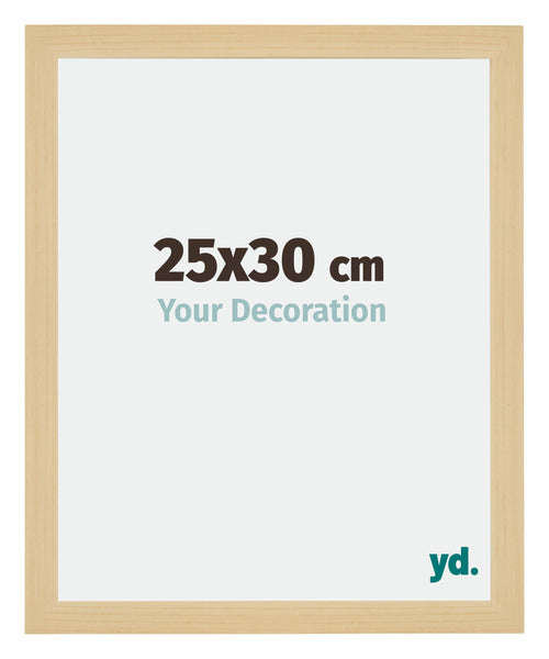 Mura MDF Photo Frame 25x30cm Maple Decor Front Size | Yourdecoration.co.uk