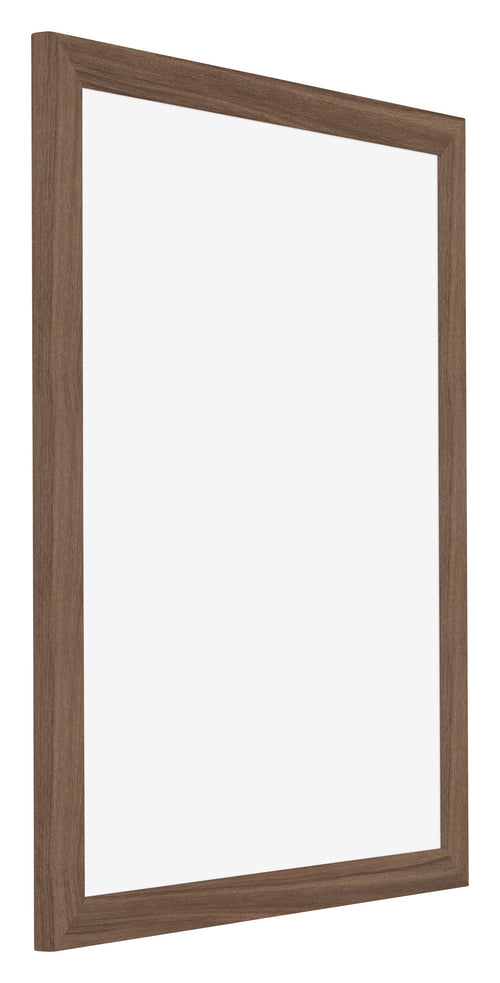 Mura MDF Photo Frame 25x30cm Walnut Dark Front Oblique | Yourdecoration.co.uk