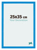 Mura MDF Photo Frame 25x35cm Bright Blue Front Size | Yourdecoration.co.uk