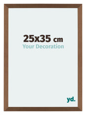 Mura MDF Photo Frame 25x35cm Copper Design Front Size | Yourdecoration.co.uk