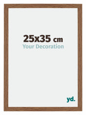 Mura MDF Photo Frame 25x35cm Oak Rustic Front Size | Yourdecoration.co.uk