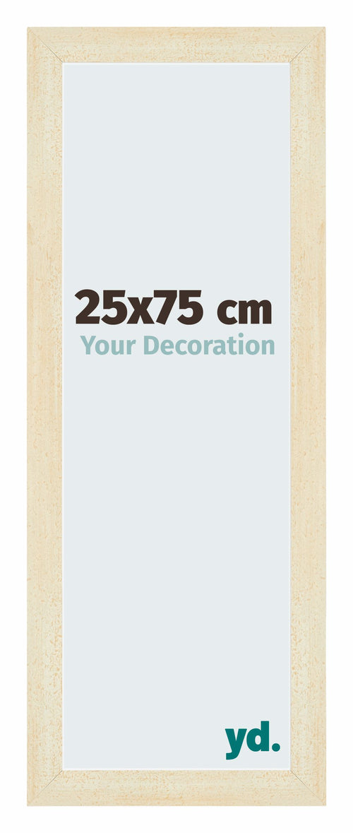 Mura MDF Photo Frame 25x75cm Beech Design Front Size | Yourdecoration.co.uk