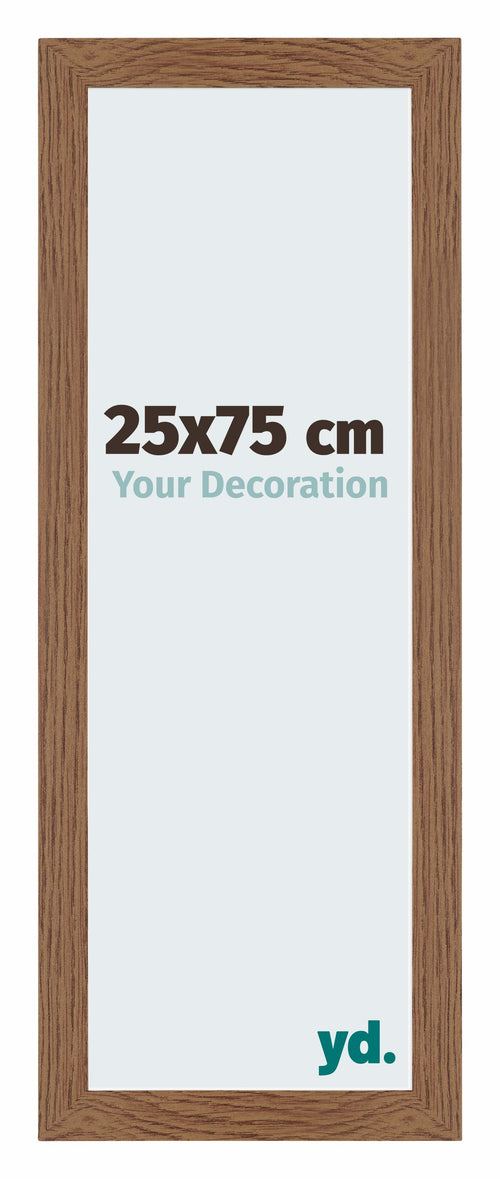 Mura MDF Photo Frame 25x75cm Bright Blue Front Size | Yourdecoration.co.uk