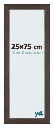 Mura MDF Photo Frame 25x75cm Clear Blue Swept Front Size | Yourdecoration.co.uk