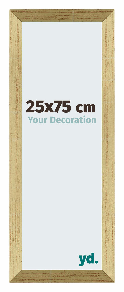 Mura MDF Photo Frame 25x75cm Light Oak Front Size | Yourdecoration.co.uk