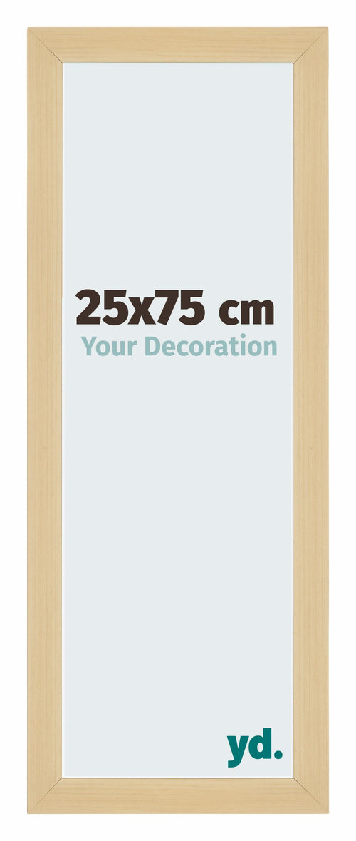 Mura MDF Photo Frame 25x75cm Oak Dark Front Size | Yourdecoration.co.uk