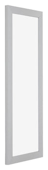 Mura MDF Photo Frame 25x75cm White High Gloss Front Oblique | Yourdecoration.co.uk