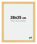 Mura MDF Photo Frame 28x35cm Beech Design Front Size | Yourdecoration.co.uk