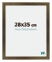 Mura MDF Photo Frame 28x35cm Bronze Design Front Size | Yourdecoration.co.uk