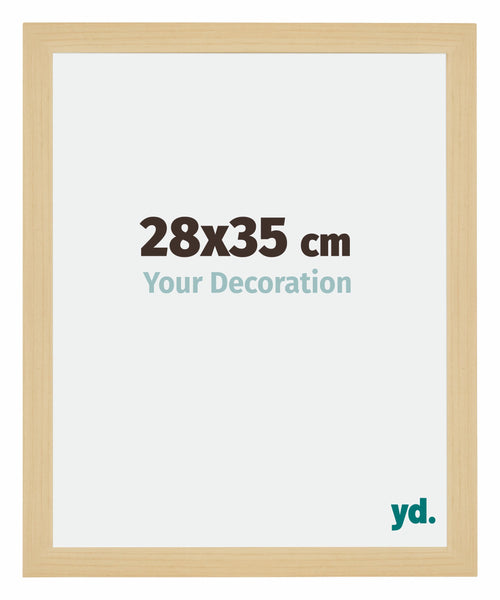 Mura MDF Photo Frame 28x35cm Maple Decor Front Size | Yourdecoration.co.uk