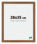 Mura MDF Photo Frame 28x35cm Oak Rustic Front Size | Yourdecoration.co.uk