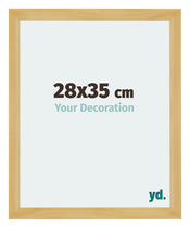 Mura MDF Photo Frame 28x35cm Pine Design Front Size | Yourdecoration.co.uk