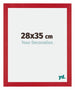 Mura MDF Photo Frame 28x35cm Red Front Size | Yourdecoration.co.uk