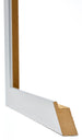 Mura MDF Photo Frame 29 7x42cm A3 Aluminum Brushed Detail Intersection | Yourdecoration.co.uk