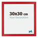 Mura MDF Photo Frame 30x30cm Red Front Size | Yourdecoration.co.uk