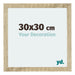 Mura MDF Photo Frame 30x30cm Sonoma Oak Front Size | Yourdecoration.co.uk