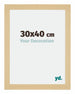 Mura MDF Photo Frame 30x40cm Maple Decor Front Size | Yourdecoration.co.uk