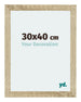 Mura MDF Photo Frame 30x40cm Sonoma Oak Front Size | Yourdecoration.co.uk