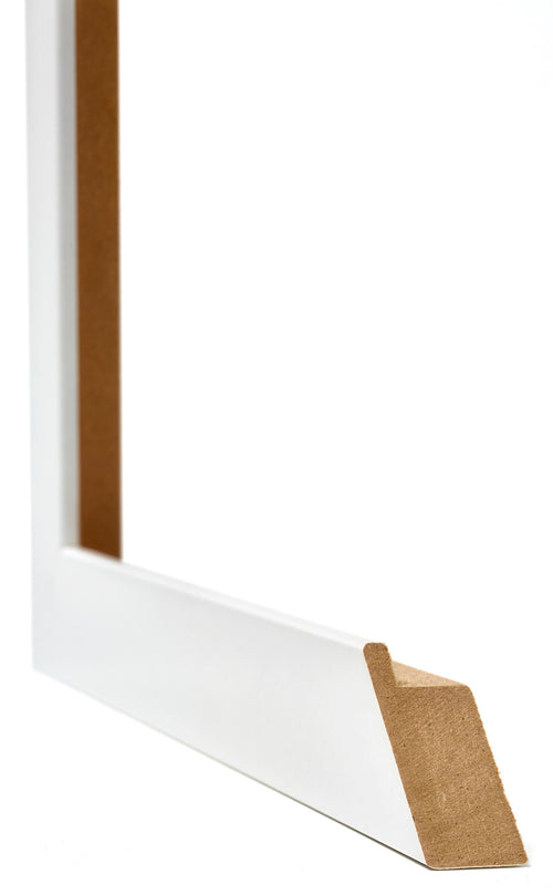 Mura MDF Photo Frame 30x40cm White High Gloss Detail Intersection | Yourdecoration.co.uk