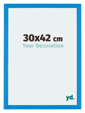 Mura MDF Photo Frame 30x42cm Bright Blue Front Size | Yourdecoration.co.uk