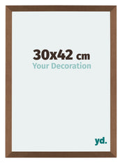 Mura MDF Photo Frame 30x42cm Copper Design Front Size | Yourdecoration.co.uk