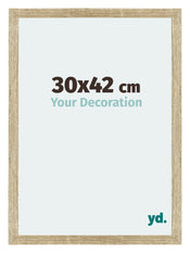 Mura MDF Photo Frame 30x42cm Sonoma Oak Front Size | Yourdecoration.co.uk