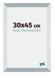 Mura MDF Photo Frame 30x45cm Aluminum Brushed Front Size | Yourdecoration.co.uk