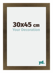 Mura MDF Photo Frame 30x45cm Bronze Design Front Size | Yourdecoration.co.uk