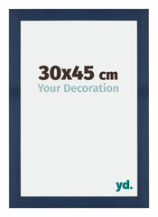 Mura MDF Photo Frame 30x45cm Dark Blue Swept Front Size | Yourdecoration.co.uk