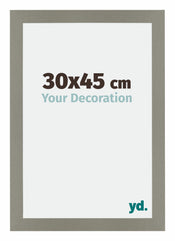 Mura MDF Photo Frame 30x45cm Gray Front Size | Yourdecoration.co.uk