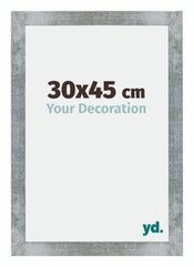 Mura MDF Photo Frame 30x45cm Iron Swept Front Size | Yourdecoration.co.uk