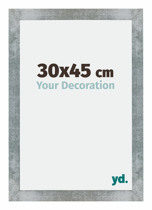 Mura MDF Photo Frame 30x45cm Iron Swept Front Size | Yourdecoration.co.uk