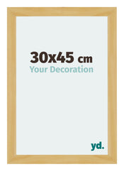 Mura MDF Photo Frame 30x45cm Pine Design Front Size | Yourdecoration.co.uk